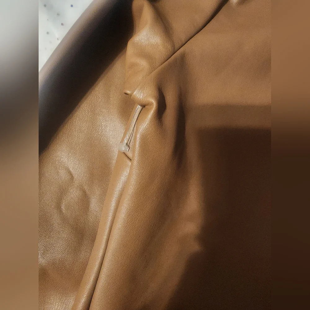 SKIMS FAUX LEATER BODYSUIT SIZE L NEW - Picture 7 of 15